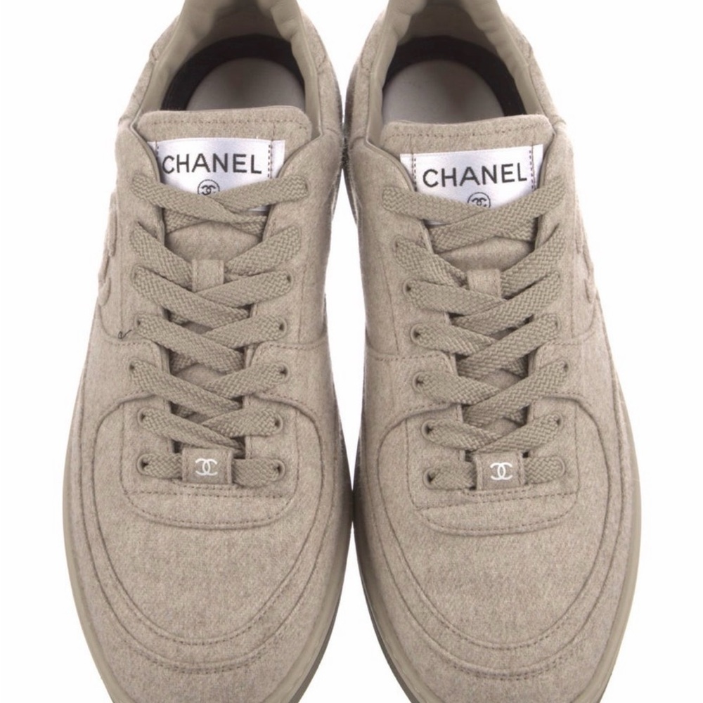 CHANEL Women's 2024 Interlocking CC Logo Sneakers